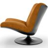 Buy Upholstered Armchair with Curved Design, Contemporary Style - Tulip Mustard 61545 in the United Kingdom