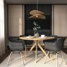 Buy Dining Chair Scandinavian Design - Wooden Legs - Skandiva White 61552 in the United Kingdom
