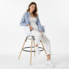 Buy Bar Stool Scandinavian Design - Wooden Legs - Skandiva Black 61553 at MyFaktory