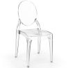 Buy Pack of 2 Dining Chairs Transparent - Victoria Ghost Style Transparent 61554 in the United Kingdom