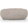 Buy Sofa Design Curved - Contemporary Style - Upholstered in Chenille - 3 Seater - Onda Beige 61557 - prices