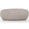 Buy Curved Contemporary Style Design Sofa Upholstered in Chenille - Onda Beige 61557 - in the UK