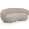 Buy Curved Contemporary Style Design Sofa Upholstered in Chenille - Onda Beige 61557 at MyFaktory