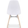 Buy Dining Chair - Scandinavian Design - Wooden Legs - Lumi White 61559 - in the UK