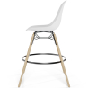 Buy Scandinavian Bar Stool with Wooden Legs - Nordic Design - For Kitchen Island - Lumi White 61560 with a guarantee