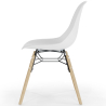 Buy Dining Chair - Scandinavian Design - Wooden Legs - Pack of 4 - Lumi White 61566 at MyFaktory