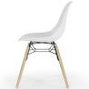 Buy Dining Chair - Scandinavian Design - Wooden Legs - Pack of 4 - Lumi White 61566 with a guarantee