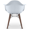 Buy Dining Chairs - Scandinavian Design - Dark Wood Legs - Skandiva White 61569 with a guarantee