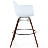 Buy Bar Stool Scandinavian Design - Dark Wood Legs - Pack of 2 - Skandiva White 61573 with a guarantee