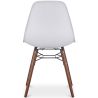 Buy Dining Chairs - Scandinavian Design - Dark Wood Legs - Lumi White 61575 at MyFaktory