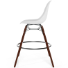 Buy Bar Stools - Scandinavian Design - Dark Wood Legs - Pack of 2 - Lumi White 61579 - in the UK