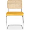 Buy Dining Chair - Upholstered in Velvet - Wood and Rattan - New Edition - Wanda Dark green 61591 - in the UK