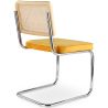 Buy Dining Chair - Upholstered in Velvet - Wood and Rattan - New Edition - Wanda Dark green 61591 in the United Kingdom