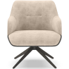 Buy Modern Upholstered Armchair Mid-Century Style - Courtin White 61581 - in the UK