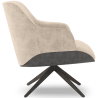 Buy Modern Upholstered Armchair Mid-Century Style - Courtin White 61581 in the United Kingdom