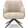 Buy Modern Upholstered Armchair Mid-Century Style - Courtin White 61581 - in the UK