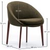 Buy Modern and Elegant Dining Chair - For Exclusive Restaurants and Hotels Olive 61582 in the United Kingdom