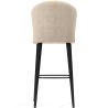 Buy Velvet Bar Stool - Modern and Premium Design for Restaurants, Hotels, and Homes - Luxe White 61585999999999 in the United Kingdom