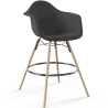 Buy Velvet Bar Stool - Scandinavian Design and Wooden Legs - Skandiva  Yellow 61597 at MyFaktory