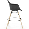 Buy Velvet Bar Stool - Scandinavian Design and Wooden Legs - Skandiva  Yellow 61597 with a guarantee