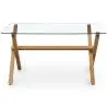 Buy Rectangular Dining Table - Scandinavian Design - 6 Diners - Liona Natural 61603 - in the UK