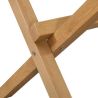Buy Rectangular Dining Table - Scandinavian Design - 6 Diners - Liona Natural 61603 in the United Kingdom