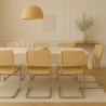 Buy Dining Chair - Vintage Design - Wood and Rattan - New Edition - Lia Natural 61592 - in the UK