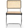 Buy Dining Chair - Vintage Design - Wood and Rattan - New Edition - Lia Black 61592 - in the UK