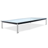 Buy Glass Coffee Table SQUAR - 80cm Steel 13299 in the United Kingdom