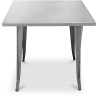 Buy Bistrot Metalix table - Metal Steel 58359 - prices