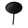 Buy Edison Colored Lampshade Pendant Lamp - Carbon Steel Black 50878 in the United Kingdom