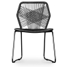 Buy Tropical Garden chair - Black Legs Black 58533 - in the UK