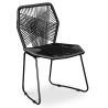 Buy Tropical Garden chair - Black Legs Black 58533 in the United Kingdom
