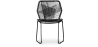 Buy Tropical Garden chair - Black Legs Black 58533 in the United Kingdom