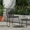 Buy Tropical Garden chair - Black Legs Black 58533 - prices