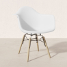 Buy Children's Chair Scandinavian Design - Wooden Legs - Skandiva White 61693 in the United Kingdom