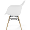 Buy Children's Chair Scandinavian Design - Wooden Legs - Skandiva White 61693 - in the UK