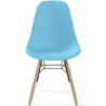 Buy Children's Chair - Scandinavian Design - Wooden Legs - Lumi Light blue 61695 in the United Kingdom