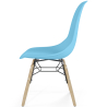 Buy Children's Chair - Scandinavian Design - Wooden Legs - Lumi Light blue 61695 with a guarantee
