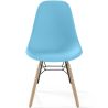 Buy Children's Chair - Scandinavian Design - Wooden Legs - Lumi Light blue 61695 - in the UK