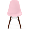 Buy Children Chair - Scandinavian Design - Dark Wooden Legs - Lumi Pink 61699 - prices