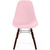 Buy Children Chair - Scandinavian Design - Dark Wooden Legs - Lumi Pink 61699 - in the UK