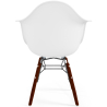 Buy Children Chair - Scandinavian Design - Dark Wooden Legs - Skandiva White 61703 - prices