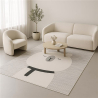Buy Rug Large Contemporary Modern Design - Beige (120x180 cm) - Adara Beige 61719 - in the UK
