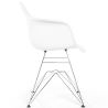 Buy Dining Chair - Scandinavian Design and Metal Legs - Skandiva White 61727 in the United Kingdom