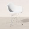 Buy Dining Chair - Scandinavian Design and Metal Legs - Skandiva White 61727 - prices