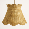 Buy Rattan Ceiling Lamp – Natural Style Pendant Lamp – Sabah Natural 61729 - prices