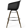 Buy Bar Stool - Scandinavian Style - Dark Wood Legs - Nubre Pastel blue 61733 with a guarantee