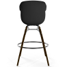 Buy Bar Stool - Scandinavian Style - Dark Wood Legs - Nubre Pastel blue 61733 - in the UK