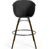 Buy Bar Stool - Scandinavian Style - Dark Wood Legs - Nubre Pastel blue 61733 - prices